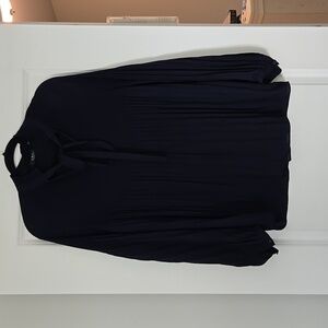 Chiffon pleated top